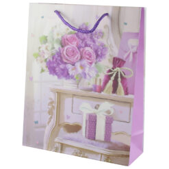 Punga cadou din hartie 26x32 CM - Vintage floral