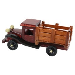 Camion vintage din lemn 18 CM