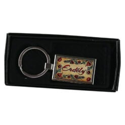 Breloc din metal "Erdely" 4x8 CM