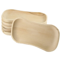 Set 6 platouri servire din lemn 30x16 CM