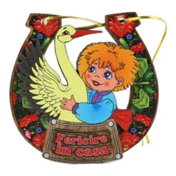 Magnet de frigider din lemn 9 CM