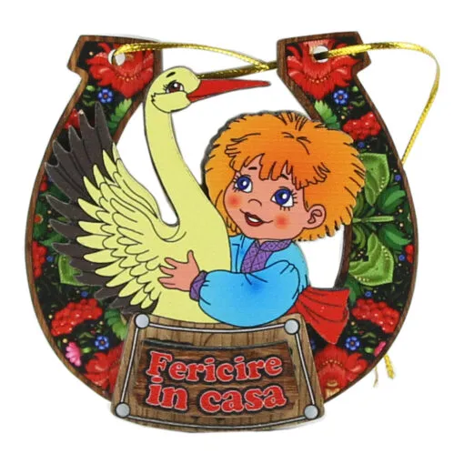 Magnet de frigider din lemn 9 CM