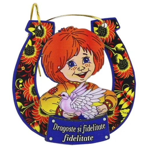 Magnet de frigider din lemn 9 CM