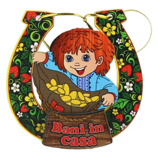 Magnet de frigider din lemn 9 CM