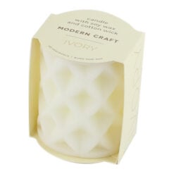 Lumanare din ceara de soia Modern Craft Ivory 7x9 CM