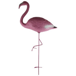 Decoratiune gradina Flamingo din plastic 102 CM