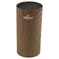 Suport rotund pentru cutite din plastic marmorat 11x22 CM
