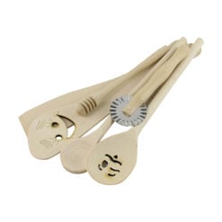Set 6 ustensile de bucatarie din lemn