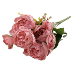 Buchet artificial cu trandafiri 30 CM