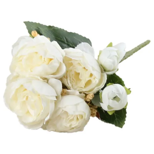 Buchet artificial cu trandafiri 30 CM
