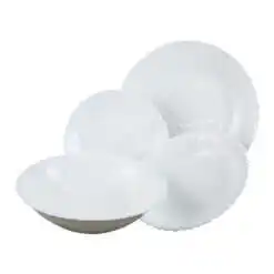 Serviciu de masa din sticla opal 19 piese