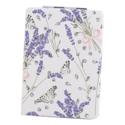 Oglinda de buzunar cu sclipici Lavanda 6x8 CM - Se vinde 12 buc/cut.