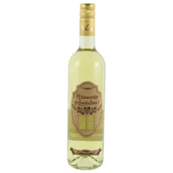 Vin alb 0.75 L cu eticheta din pluta "Hazassagi Evfordulora!"