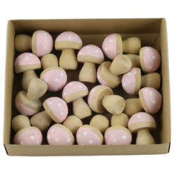 Set ciuperci decorative din lemn