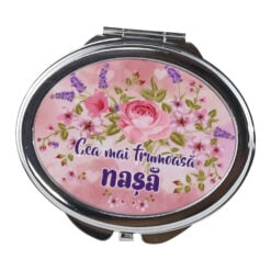 Oglinda de buzunar "Cea mai frumoasa Nasa" 7x6 CM