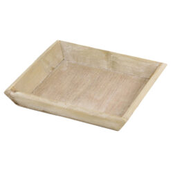 Tava/suport din lemn pentru lumanari/decoratiuni 20x20 CM
