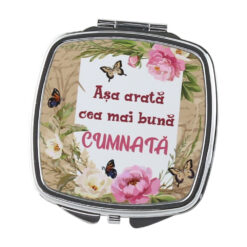 Oglinda de buzunar "Asa arata cea mai buna Cumnata"