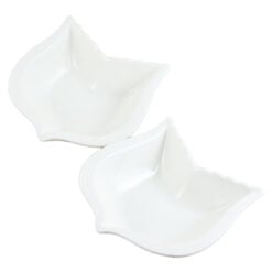 Set 2 boluri din portelan Frunze 16 CM