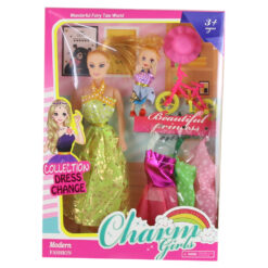 Papusa cu accesorii Charm Girls 3+