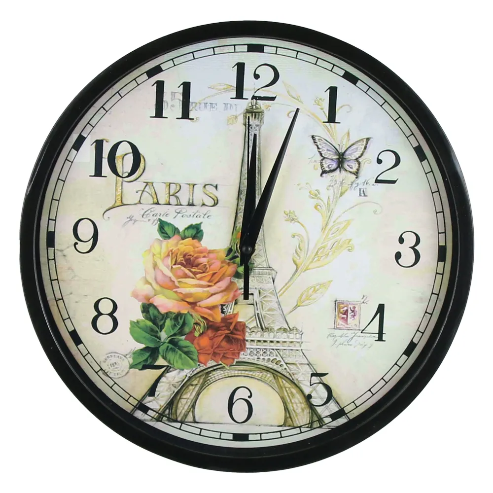 Ceas de perete rotund din plastic 29 CM Ceas de perete rotund din plastic 29 CM