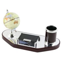Set pentru birou cu glob pamantesc
