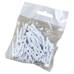 Set 36 cleme din lemn 3 CM