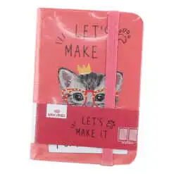 Agenda nedatata Cats & Dogs 7x10 CM