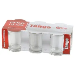 Set 6 pahare shot din sticla Tango