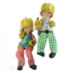 Pereche figurine Copii cu fructe stele