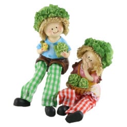Pereche figurine Copii cu salata