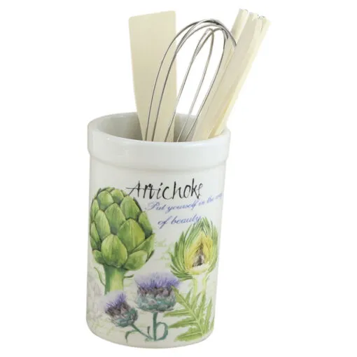 Suport din ceramica cu 4 ustensile bucatarie 10x13 CM
