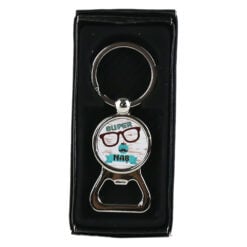 Breloc cu desfacator de sticle "Super Nas" 3x8 CM