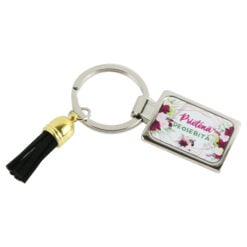 Breloc din metal "Prietena Deosebita"
