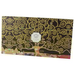 Set 6 cani cu farfurie din portelan 250 ml "Tree of Life" Gustav Klimt