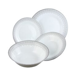 Serviciu de masa din sticla opal