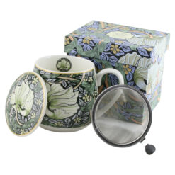 Cana portelan cu infuzor metalic si capac 430 ml "Pimpernel" de William Morris