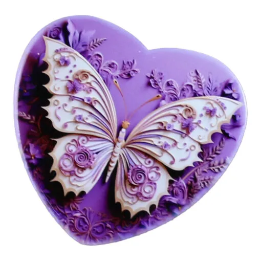 Magnet din ceramica Fluture 8 CM