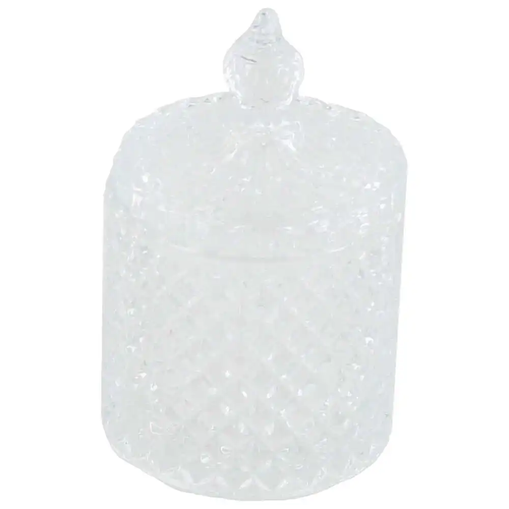 Zaharnita din sticla cu capac 10x11CM Zaharnita din sticla cu capac 10x11CM