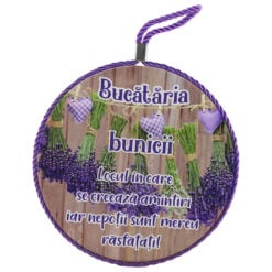 Suport oale decor "Bucataria Bunicii..." 17 CM