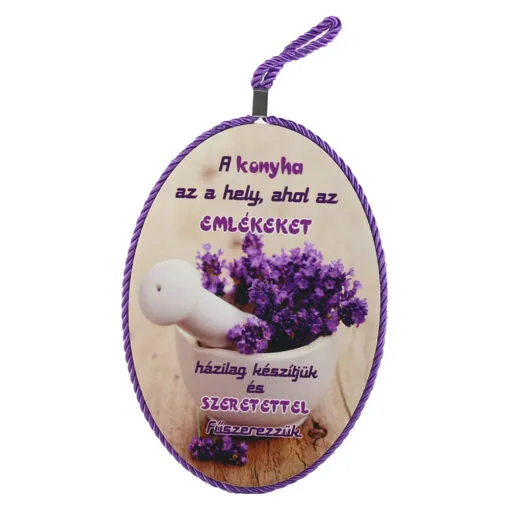 Suport oale decor "A konyha az a hely..." 14x19 CM