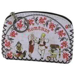 Portmoneu cu breloc "Romania" 13x9 CM