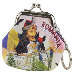 Portmoneu cu breloc "Romania" 8.5x7.5 CM