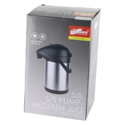 Termos inox cu pompa 3 L