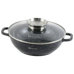 Cratita marmorata cu capac 4.1 L