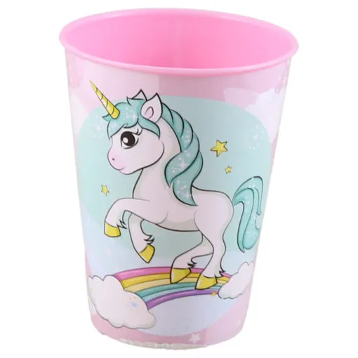 Pahar din plastic Unicorn 260 ml