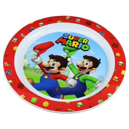 Farfurie intinsa din plastic Super Mario