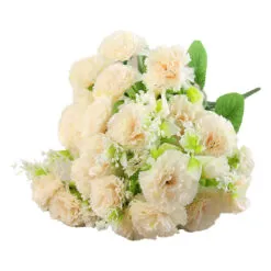 Buchet artificial cu flori mix 38 CM
