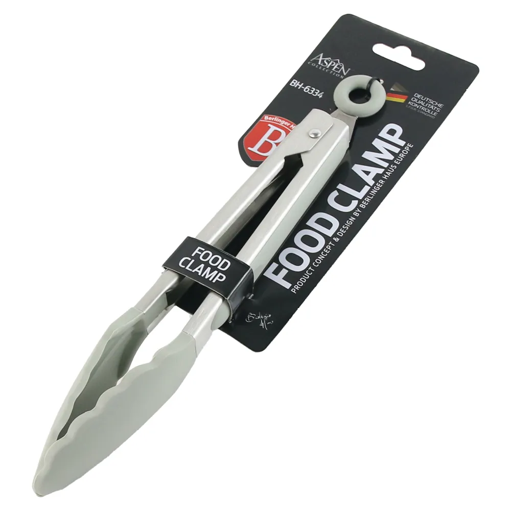 Cleste din inox si silicon 27 CM Cleste din inox si silicon 27 CM