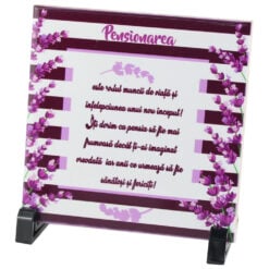 Placa decorativa "Pensionarea..." 15?15 CM