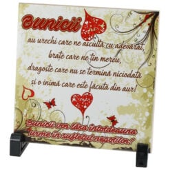 Placa decorativa "Bunicii au..." 15?15 CM